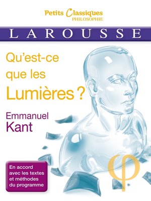 cover image of Qu'est-ce que les Lumières ?